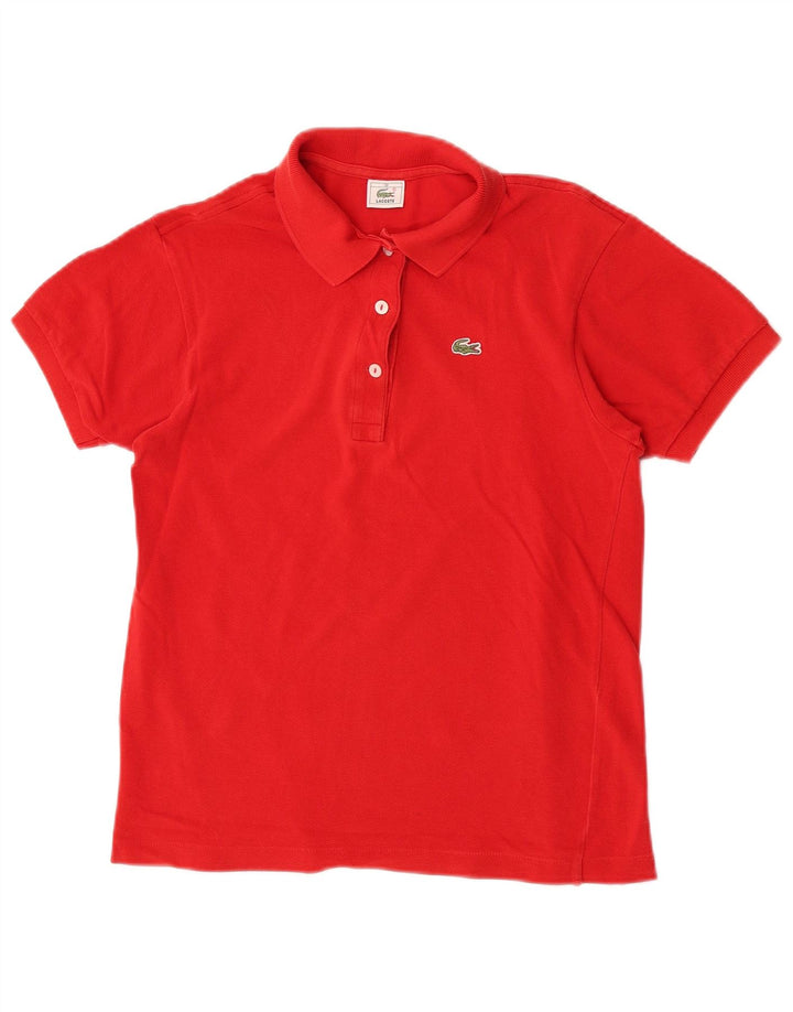 Lacoste ženska polo majica veličine 38 srednje crvene boje