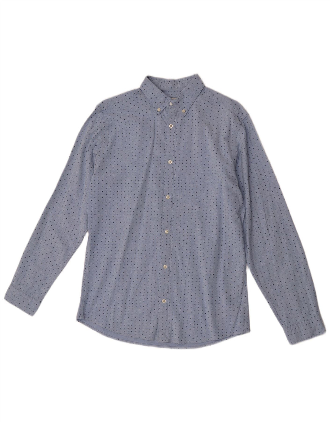 Jack & Jones, muška uska košulja, pamuk srednje plave točke