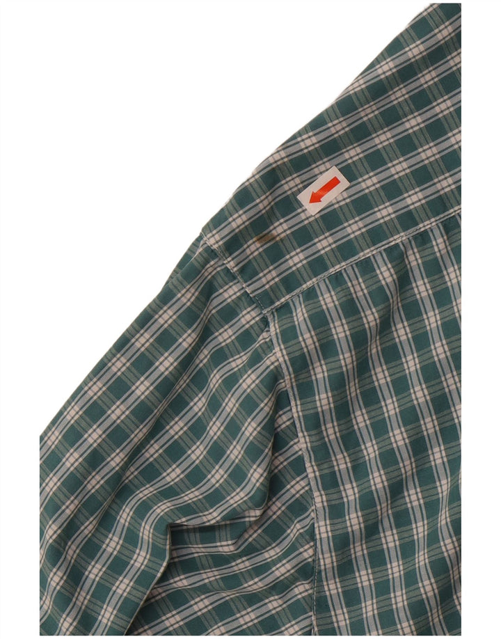 Balon ženski EU 38 srednji zeleni karirani pamuk