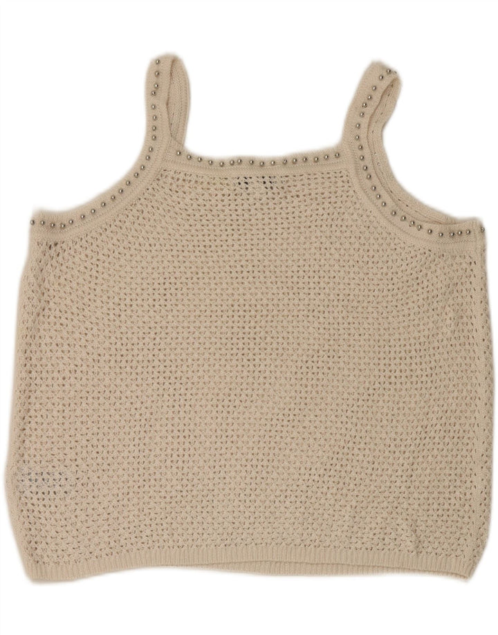 Marks & Spencer ženska majica s heklanim majicama UK 14 Large off white akril