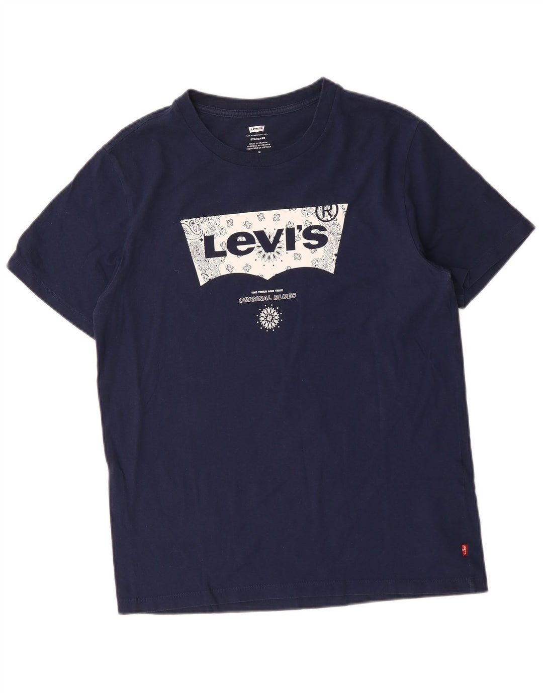 Levi's standardna ženska majica kratkih rukava s grafičkim motivima UK 14 srednje tamnoplavi pamuk