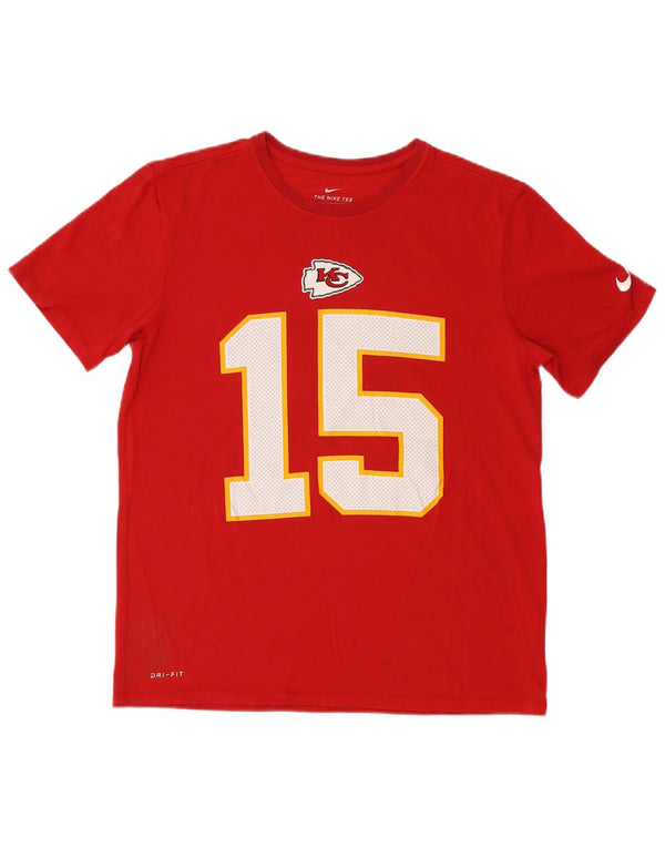 Velika crvena pamučna majica s kratkim rukavima Nike Kansas City Chiefs Graphic
