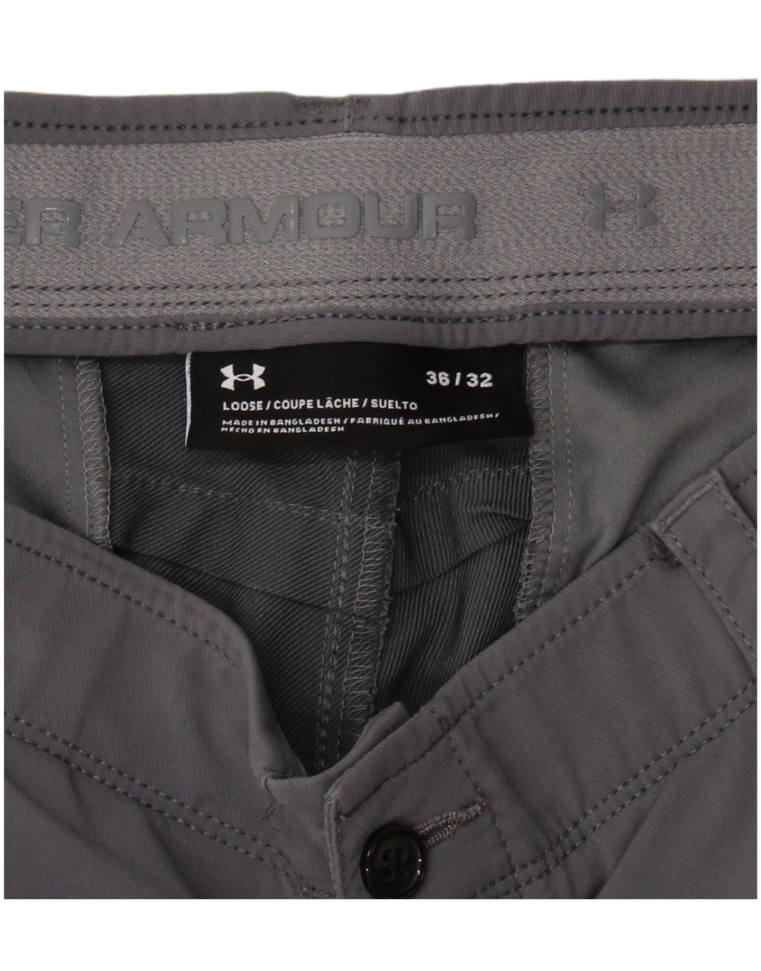 UNDER ARMOUR Muške uske chino hlače W36 L32 sive