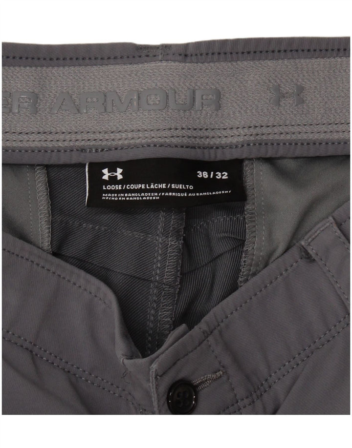 UNDER ARMOUR Muške uske chino hlače W36 L32 sive