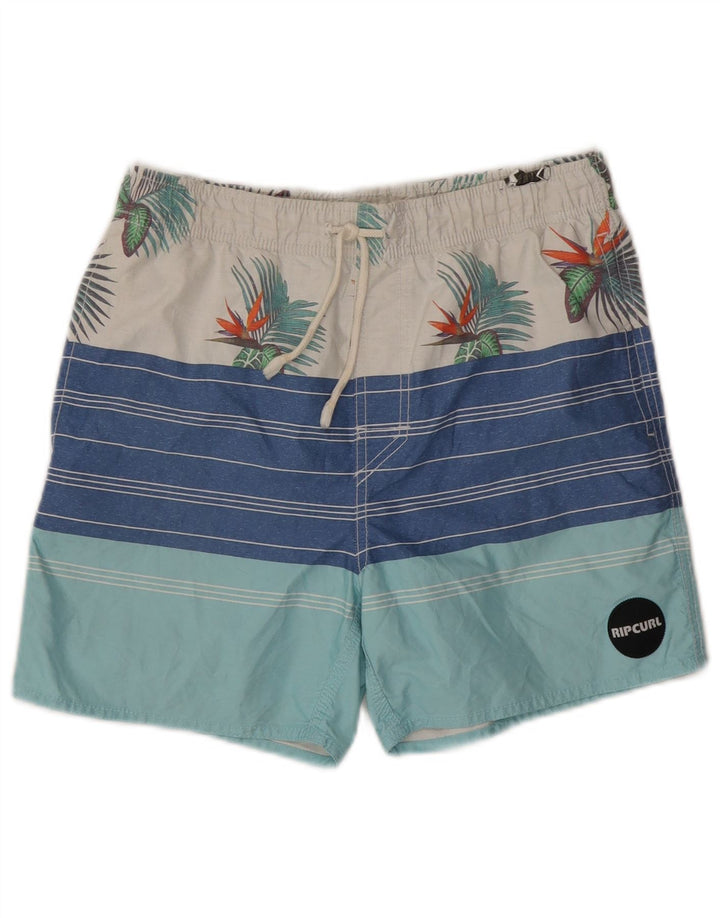Rip Curl muške kratke hlače za plivanje s grafičkim motivima, male raznobojne pruge