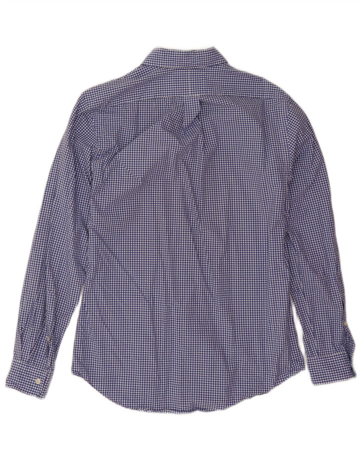 Ralph Lauren muška uska košulja srednje plave boje gingham pamuka