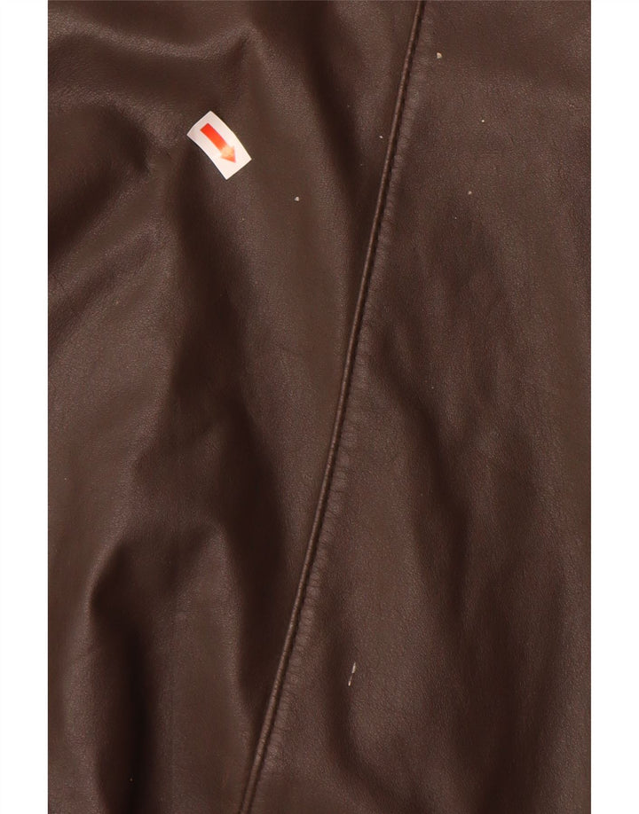 VINTAGE muška kožna jakna IT 48 Srednje smeđa koža