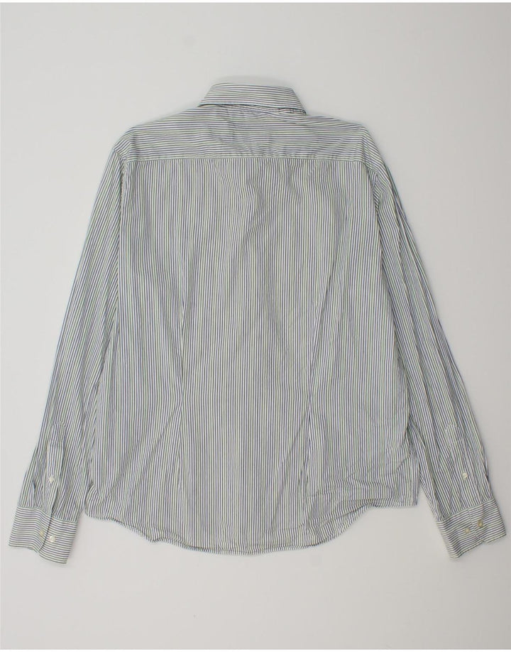 FRED PERRY Muška uska košulja 2XL pamuk s plavim prugama