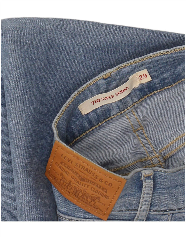 Levi's ženske 710 super uske traperice W29 L32 plave
