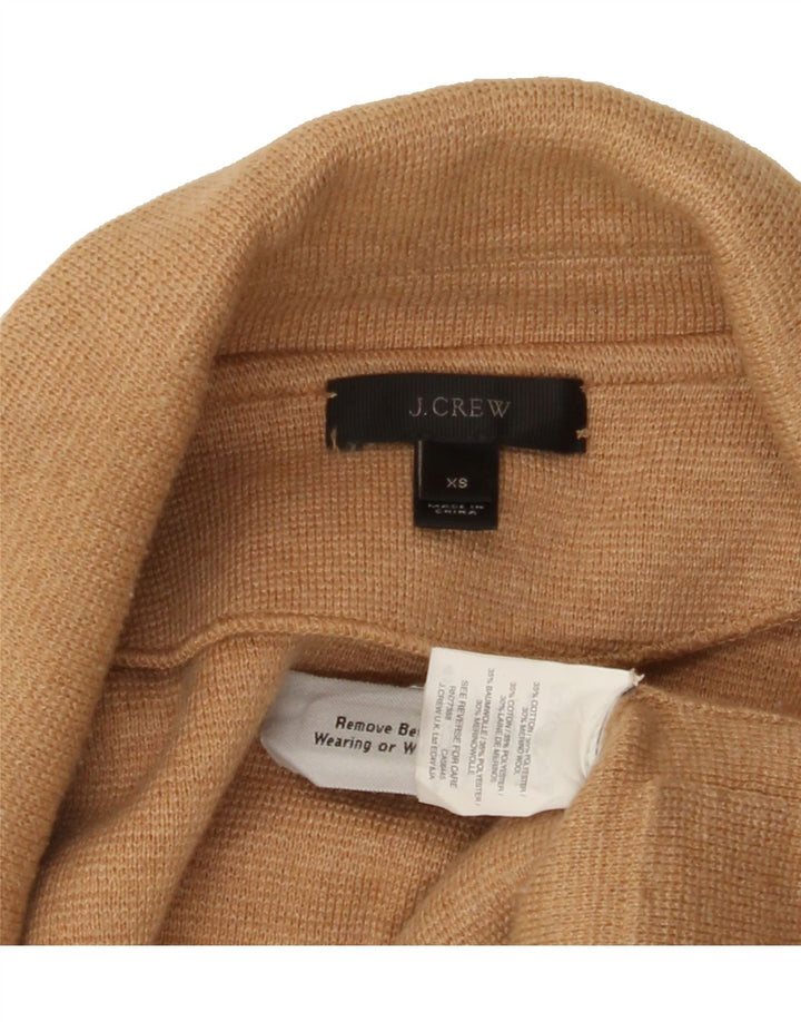 J. CREW Womens Oversized Open Overcoat UK 6 XS Beige Cotton Vintage J. Crew and Second-Hand J. Crew from Messina Hembry 