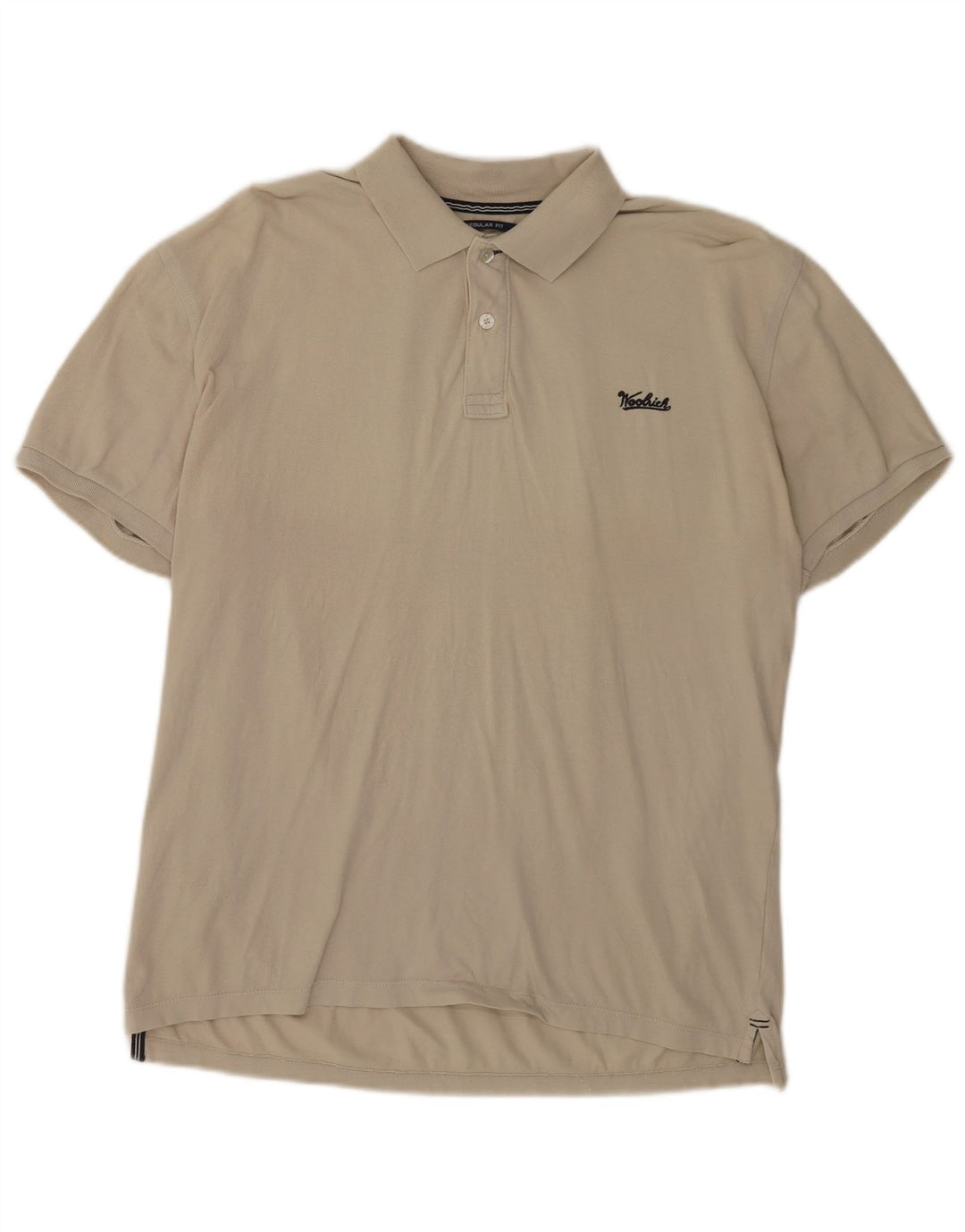 Woolrich muška polo majica standardnog kroja, srednje bež pamuk
