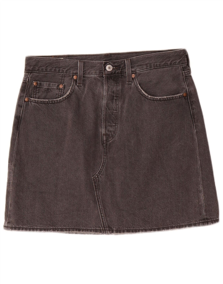 LEVI'S ženska mini traper suknja W30 srednje smeđi pamuk