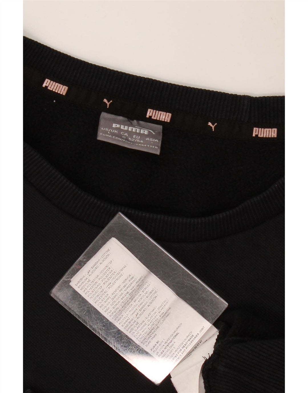 Puma muška majica s grafičkim motivima, veliki crni pamuk