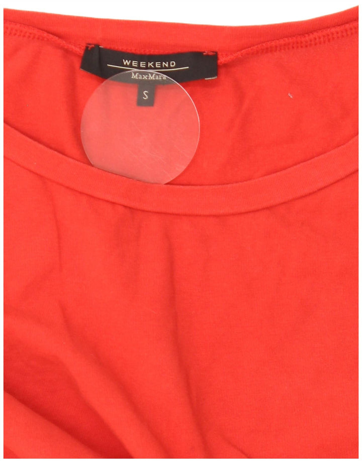 Max Mara ženska majica s 3/4 rukavima UK 10 mala crvena