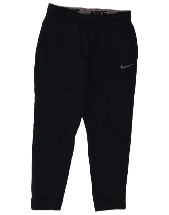 Nike muške Therma-Fit trenirke Hlače za trčanje Medium tamnoplavi poliester