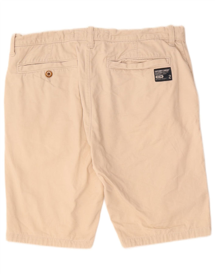 Superdry muške chino kratke hlače Large W34 bež pamuk