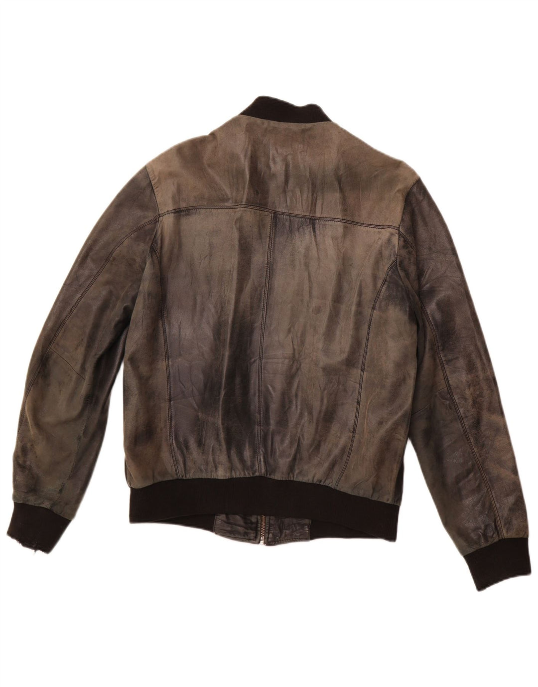 VINTAGE muška kožna jakna UK 38 srednje crna