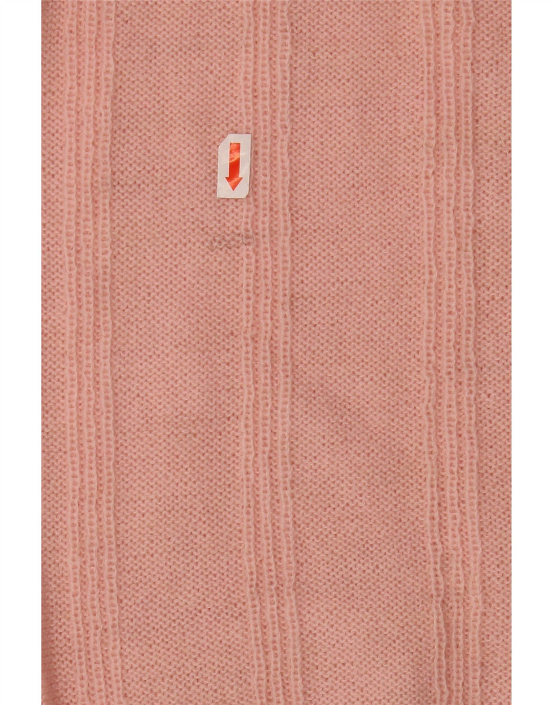 VINTAGE ženski džemper s V-izrezom UK 18 XL ružičasta