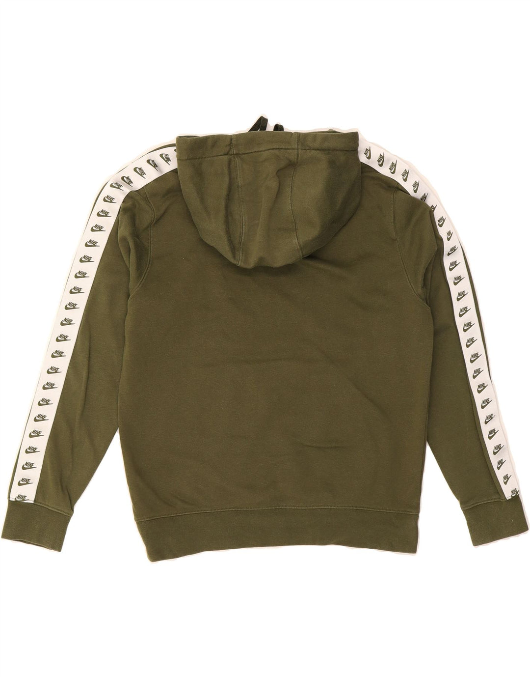 NIKE Mens Graphic Hoodie Jumper Medium Green Cotton Vintage Nike and Second-Hand Nike from Messina Hembry 