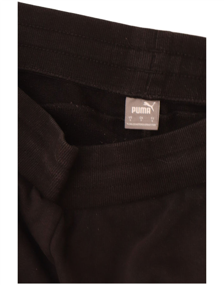 Puma muške trenirke s trenirkama male crne
