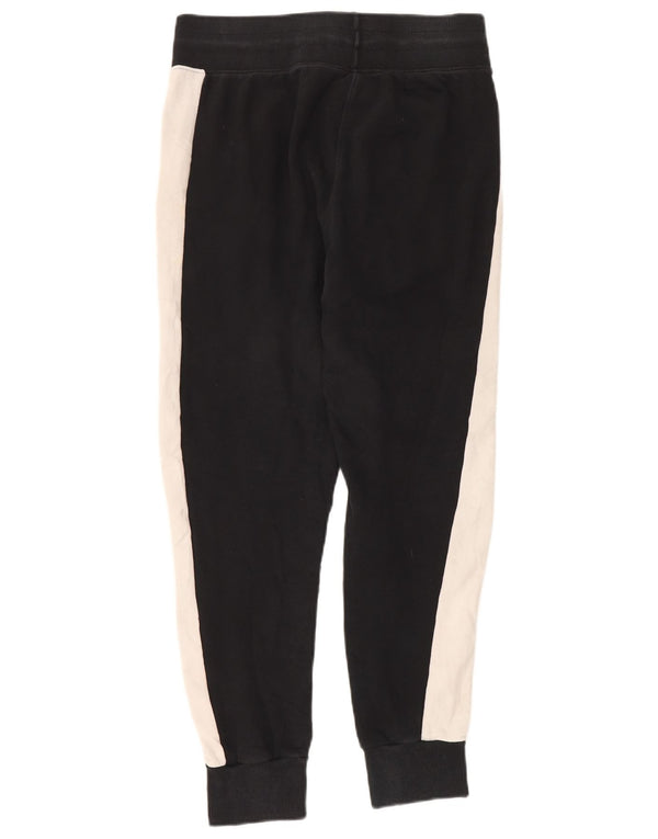 Puma Womens Tracksuit Trousers Joggers UK 12 Medium Black Colourblock