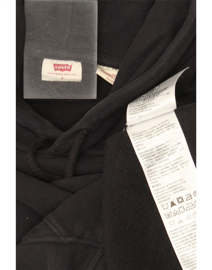 Levi's muška majica s kapuljačom Mala crna pamučna majica