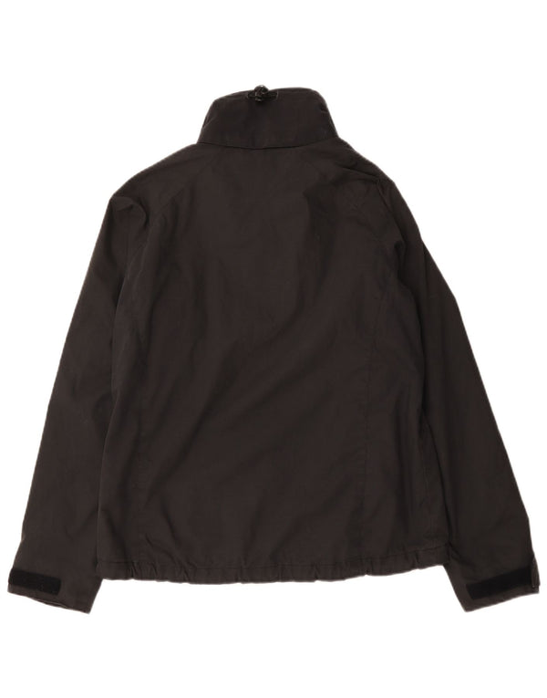 Ženska kišna jakna Jack Wolfskin UK 12/14 Srednji crni poliester