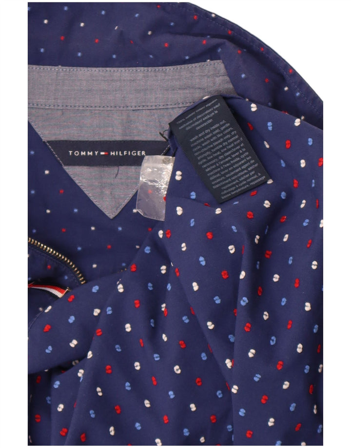 Tommy Hilfiger ženska pulover majica UK 14 Srednje tamnoplavi pamuk na točkice