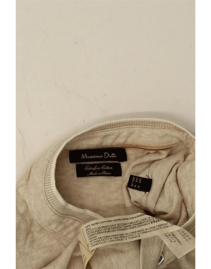 MASSIMO DUTTI Muška polo majica Srednje bež pamuk