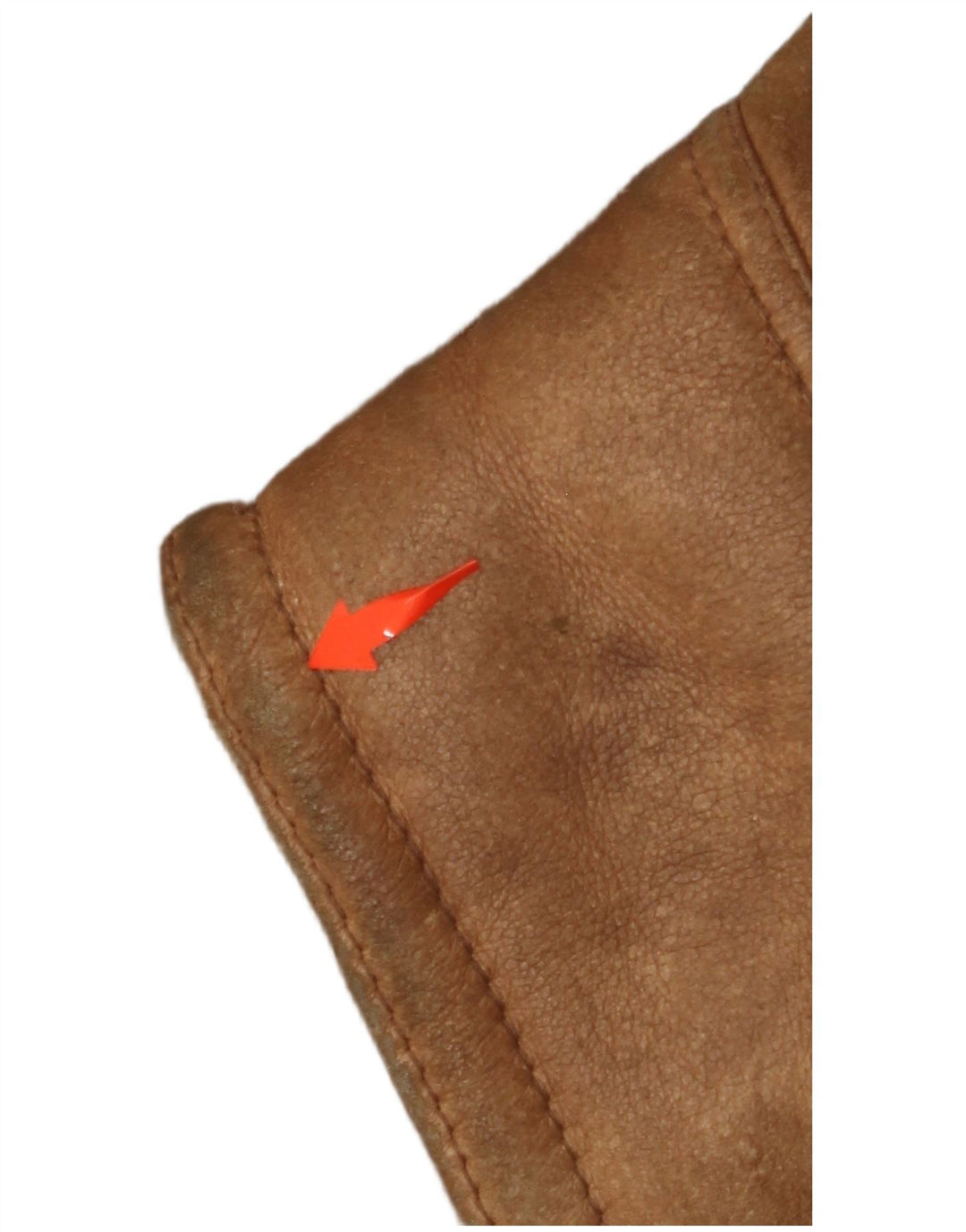 VINTAGE muška jakna s ovčicama UK 36 Mala smeđa šiljata jakna