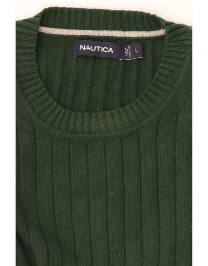 Nautica muški pulover s okruglim izrezom veliki zeleni