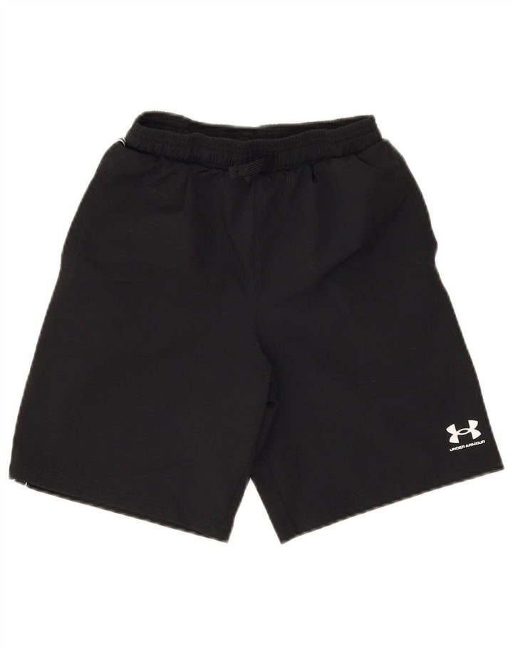 Under Armour Sportske kratke hlače za dječake 9-10 godina srednje crne poliesterske boje