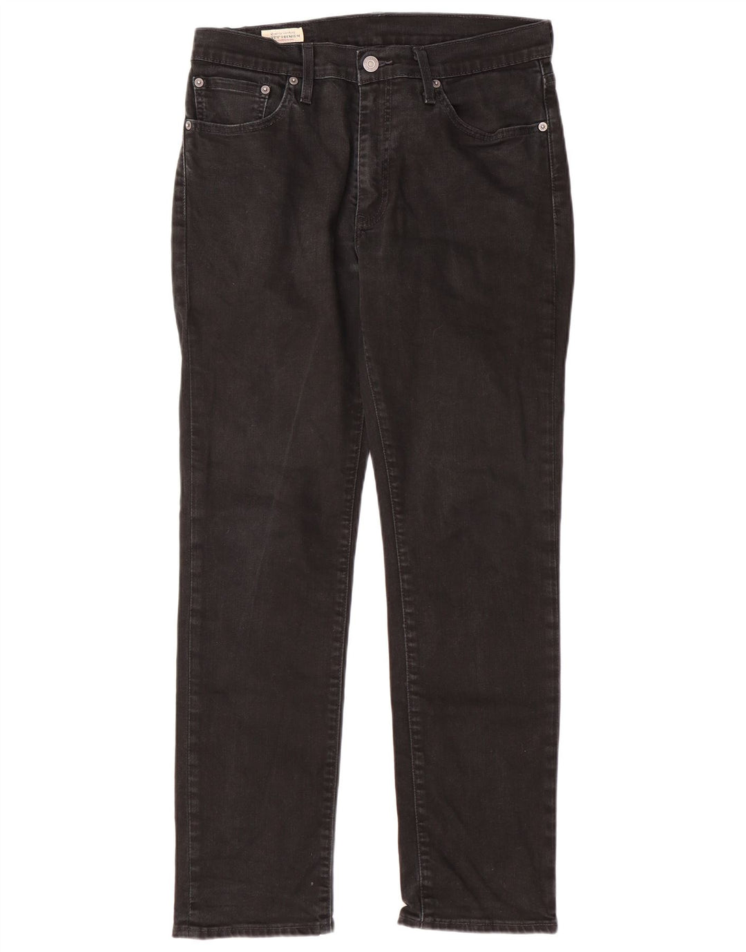 LEVI'S muške uske traperice W32 L30 crni pamuk