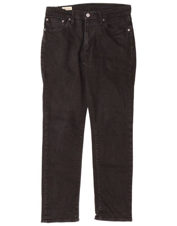 LEVI'S muške uske traperice W32 L30 crni pamuk