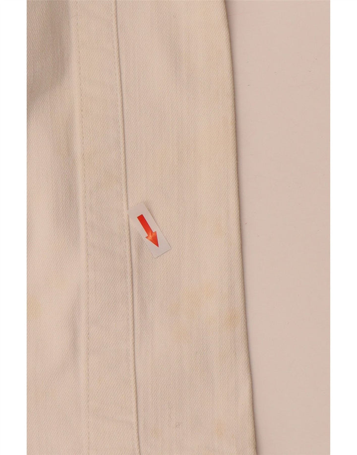 DIESEL Ženske Rokket ravne traperice W29 L34 Bijeli pamuk