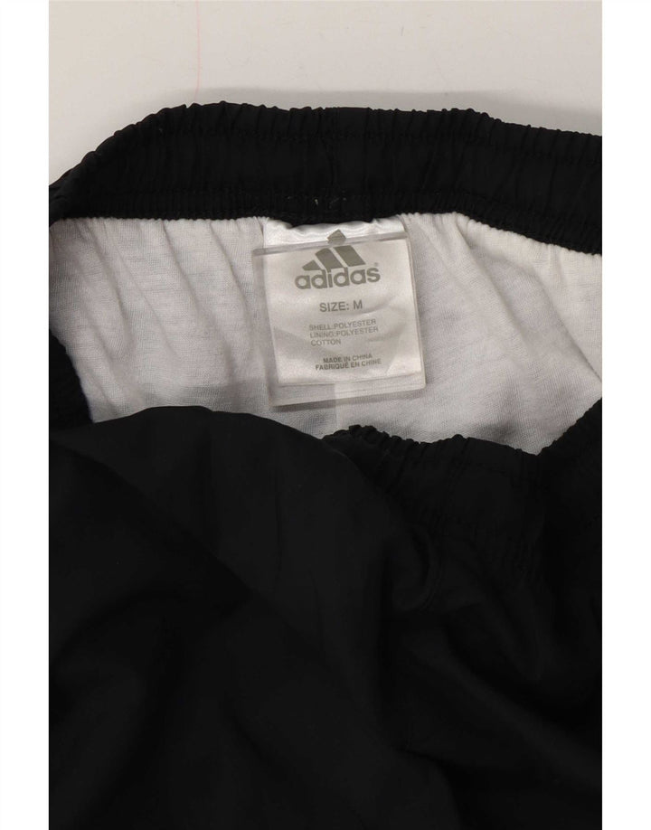 Adidas muške trenirke srednje crne poliesterske hlače