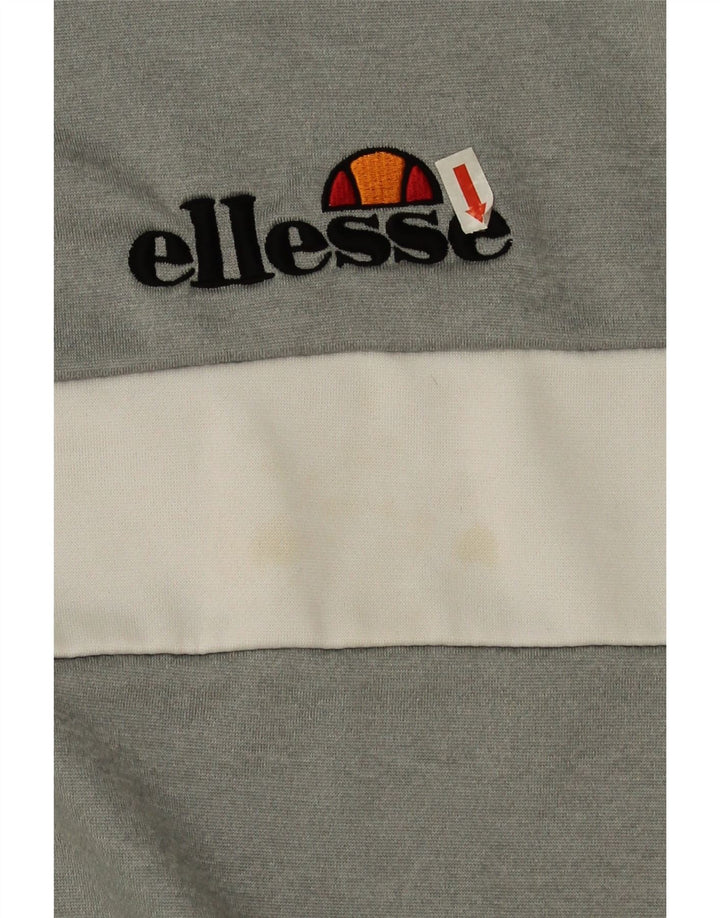 Muški džemper Ellesse Graphic Sweatshirt Mali poliester u sivoj boji