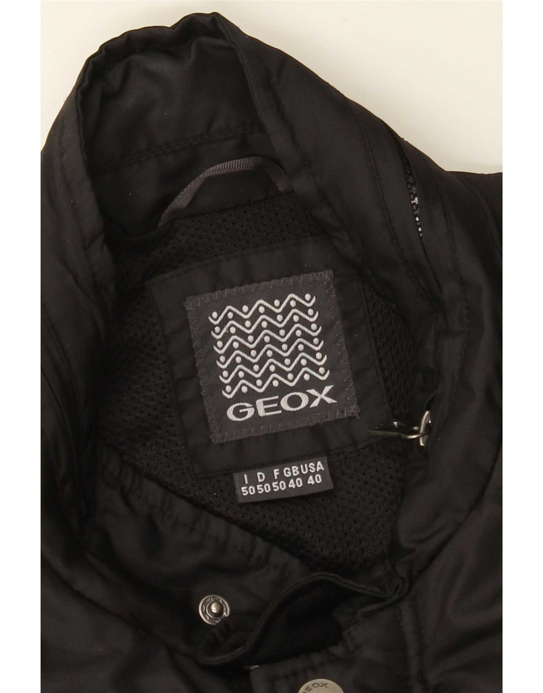 Geox muška jakna vjetrovka UK 40 velika crna