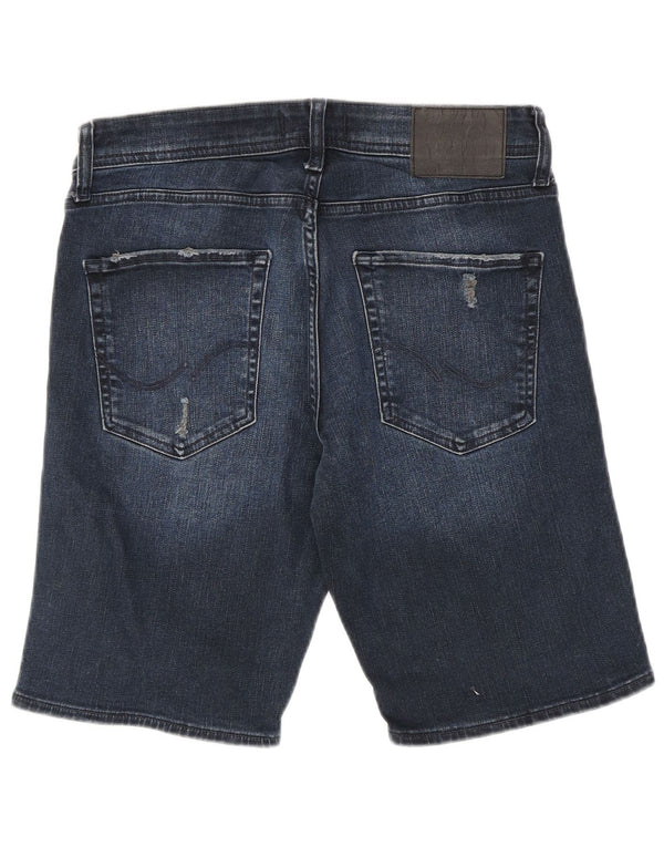 Jack & Jones Male traper kratke hlače standardnog kroja W29 tamnoplavi pamuk