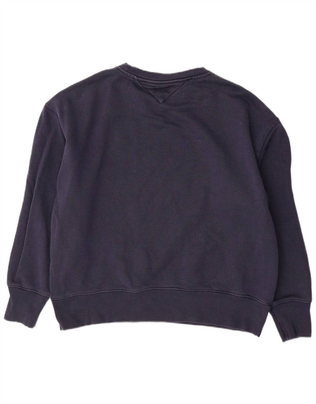 TOMMY HILFIGER Ženska prekomjerna majica s kratkim rukavima UK 16 Large tamnoplava