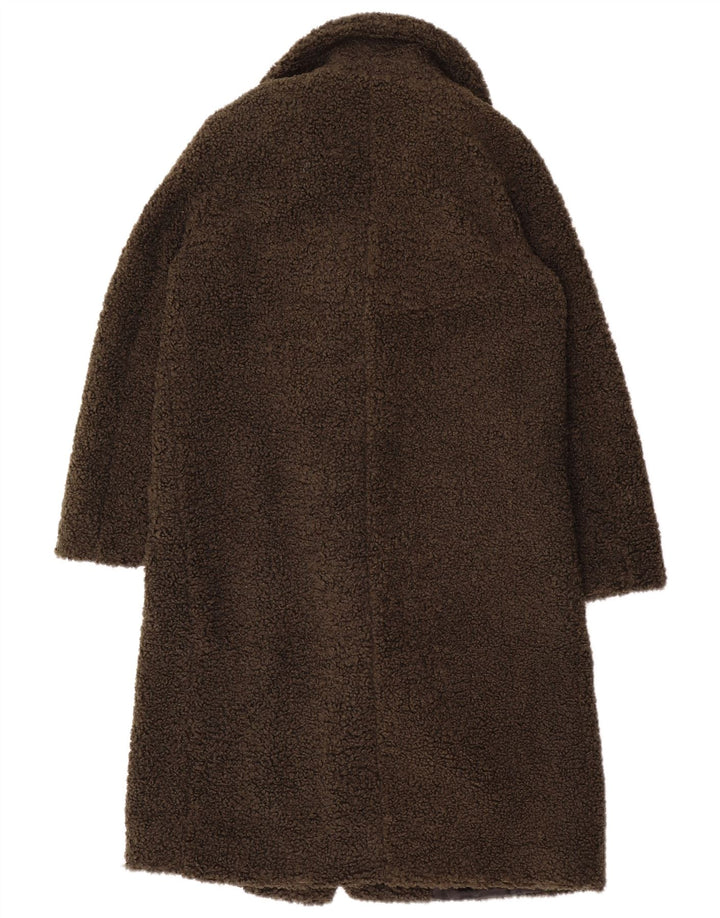 Zara ženski kaput Teddy Bear UK 16 Veliki kaki