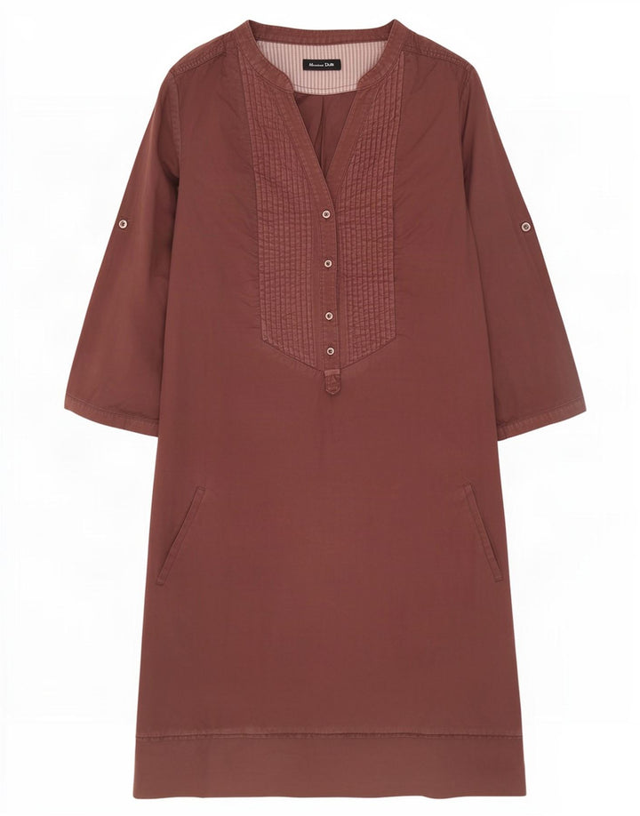 Massimo Dutti ženska duga haljina 3/4 rukava EU 40 srednje smeđa