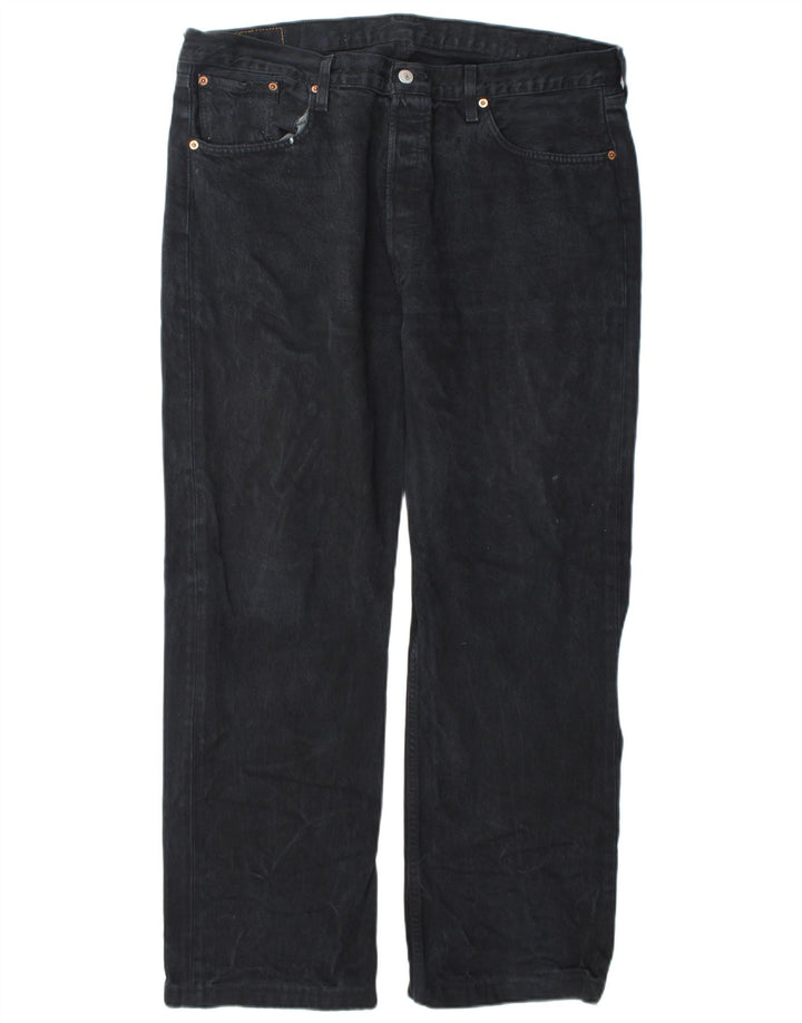 Levi's muške 501 ravne traperice W38 L30 tamnoplave