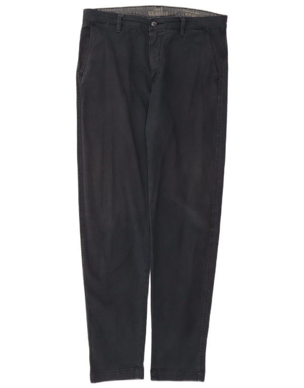 Levi's standardne muške sužene chino hlače W34 L34 tamnoplavi pamuk