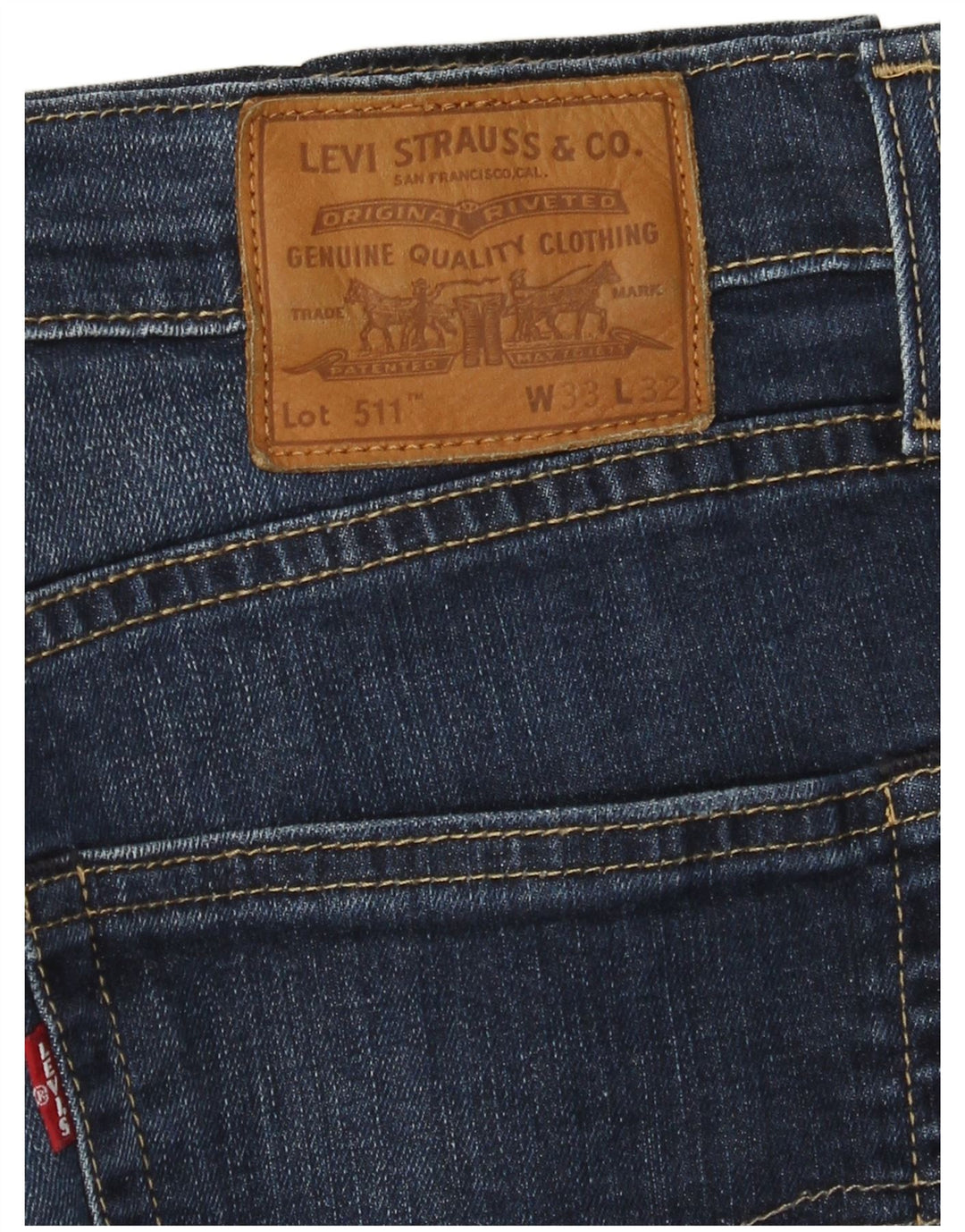Levi's muške 511 ravne traperice W33 L28 plave