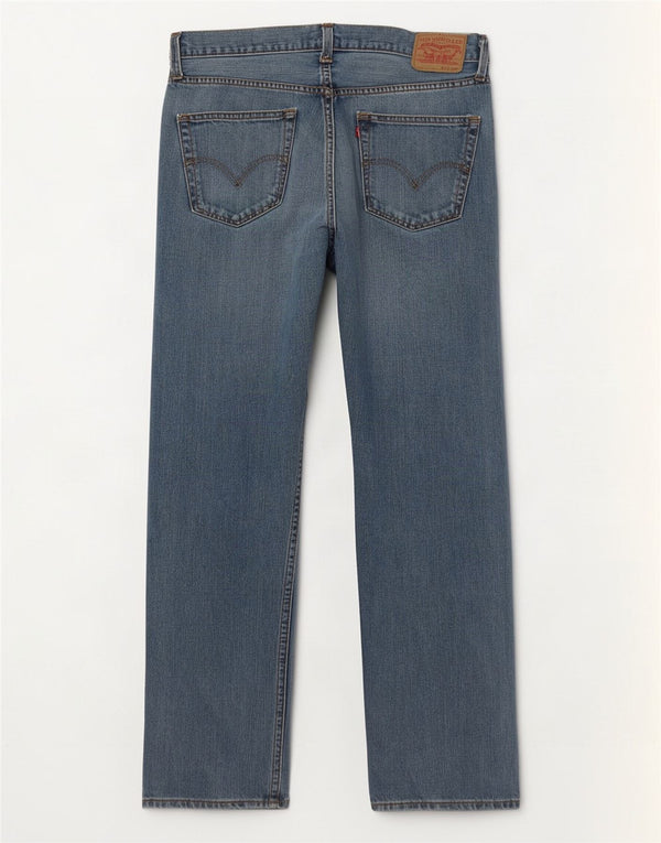 Levi's muške 501 ravne traperice W36 L32 plavi pamuk