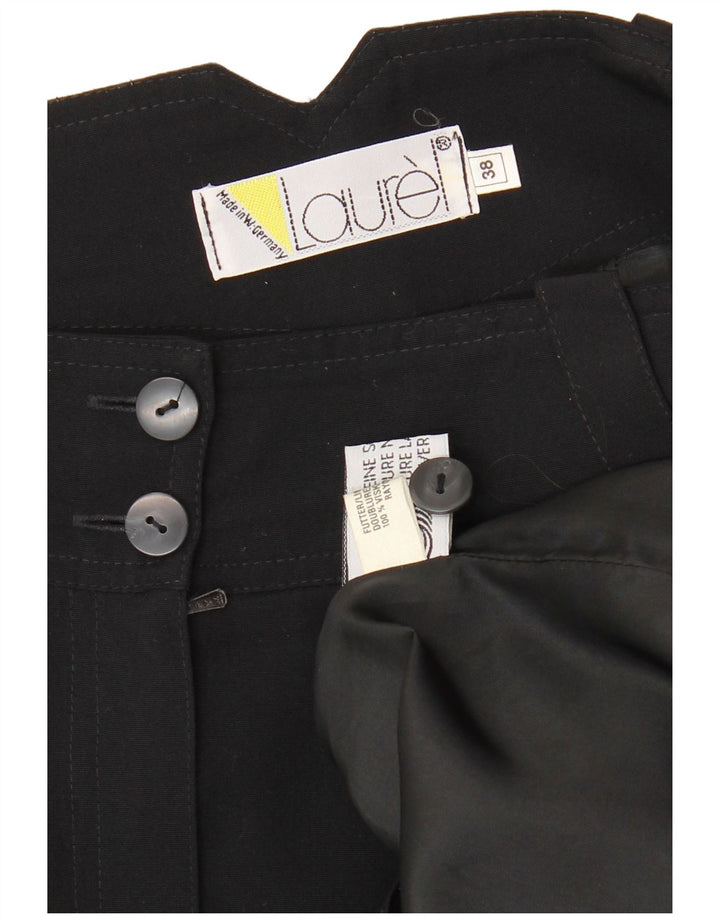 LAUREL ženska midi suknja EU 38 srednje veličine W28 crna vuna