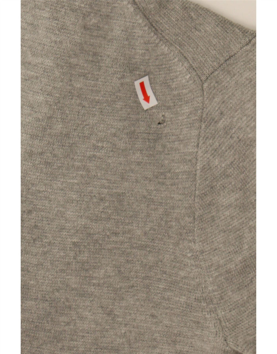 J. CREW Womens Longline Open Cardigan Sweater UK 14 Medium Grey Cotton Vintage J. Crew and Second-Hand J. Crew from Messina Hembry 