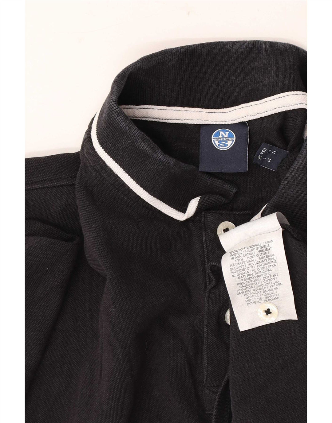 North Sails muška polo majica Mala crna pamučna
