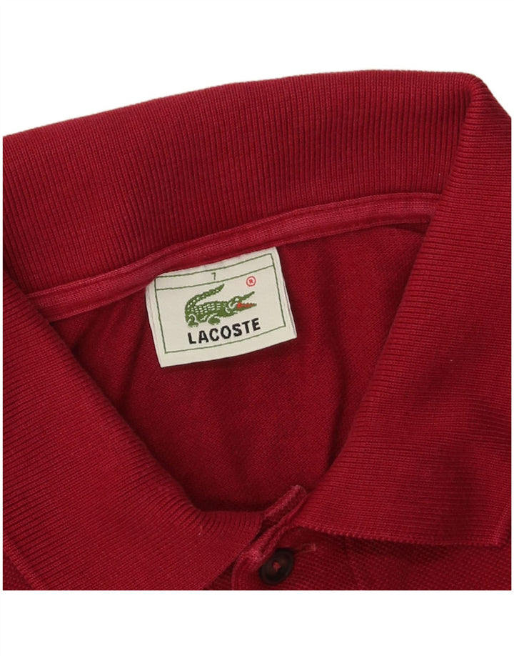 LACOSTE muška polo majica veličina 7 2XL bordo pamuk